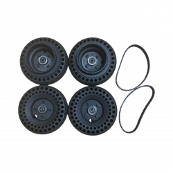 Konverteringskit för alla terräng oförstörbara däck 6 tum - Xplorer V1