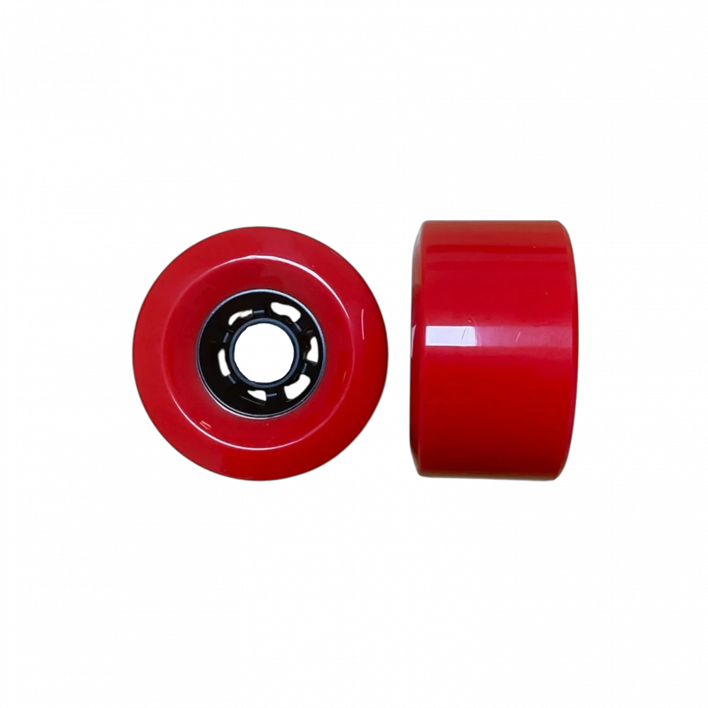 Roue Uréthane Rouge 90mm - Skateboard Électrique Evo-Spirit