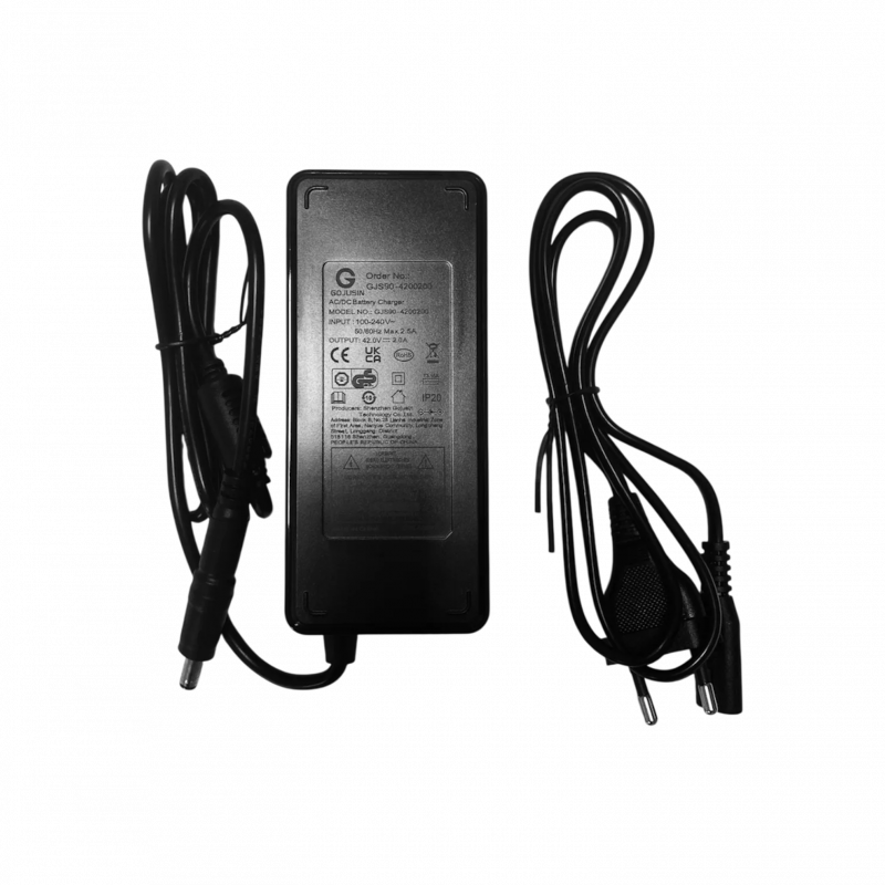 2A - 42V Charger - 2.5 DC Plug for Evo-Spirit Electric Skateboard