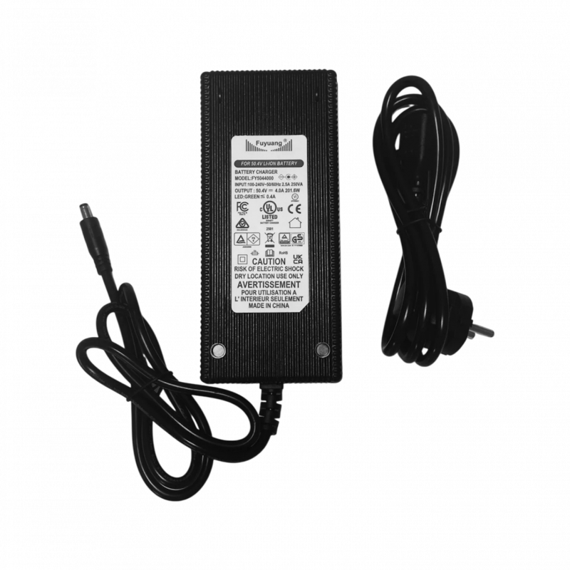 4A - 50,4V oplader voor Xplorer V2 elektrisch skateboard - Evo-Spirit