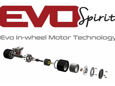 Zoom sur l' Evo In-wheel Motor Technology skate électrique