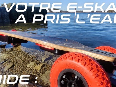 Que faire quand son skate électrique a pris l’eau